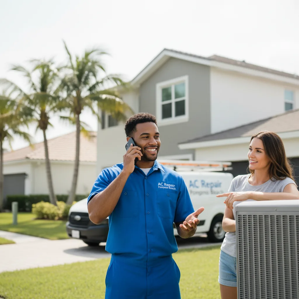 AC Repair Pompano Beach customer support in Marrero